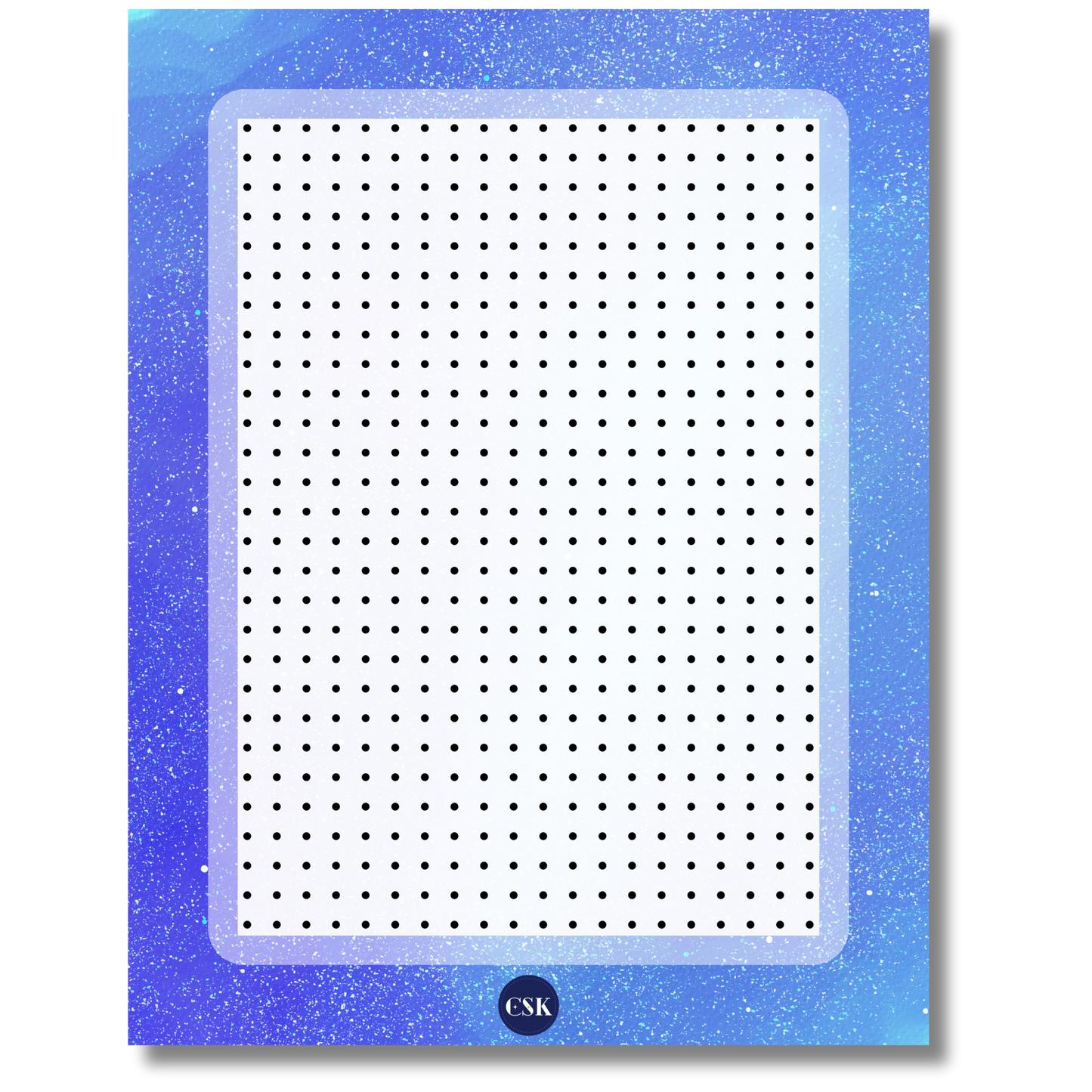 Cosmic Printable Dot Planner