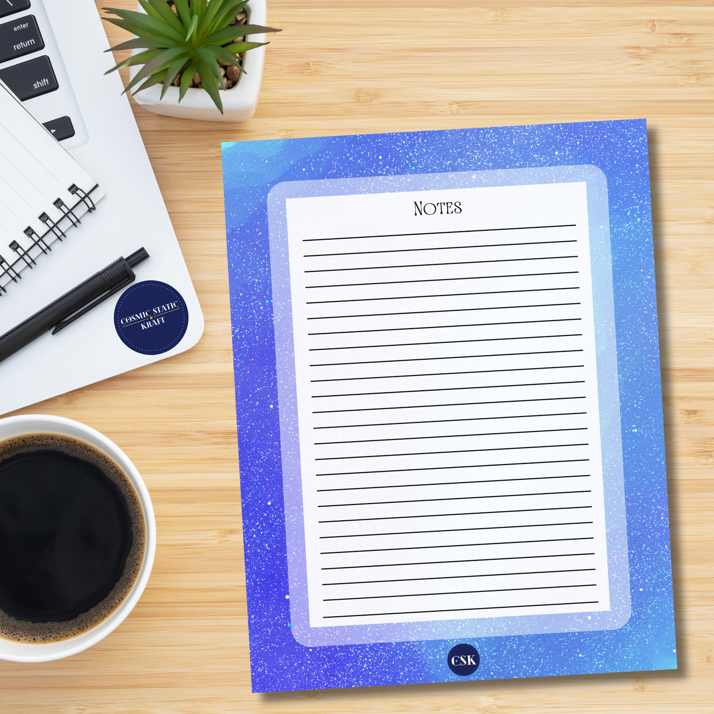 Cosmic Printable Notes Planner