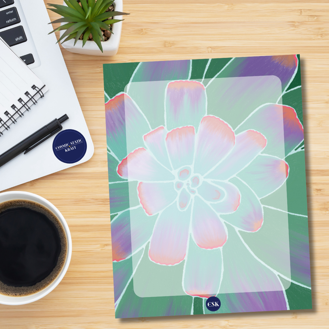 Succulent Printable Semi-Blank Planner