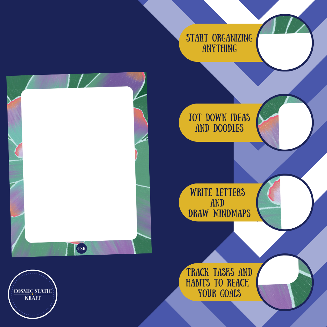Succulent Printable Blank Planner