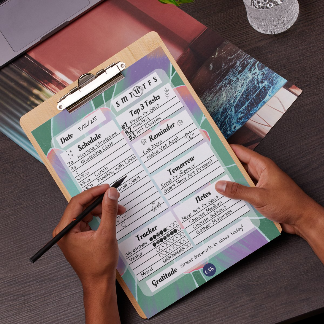 Succulent Printable Daily Planner