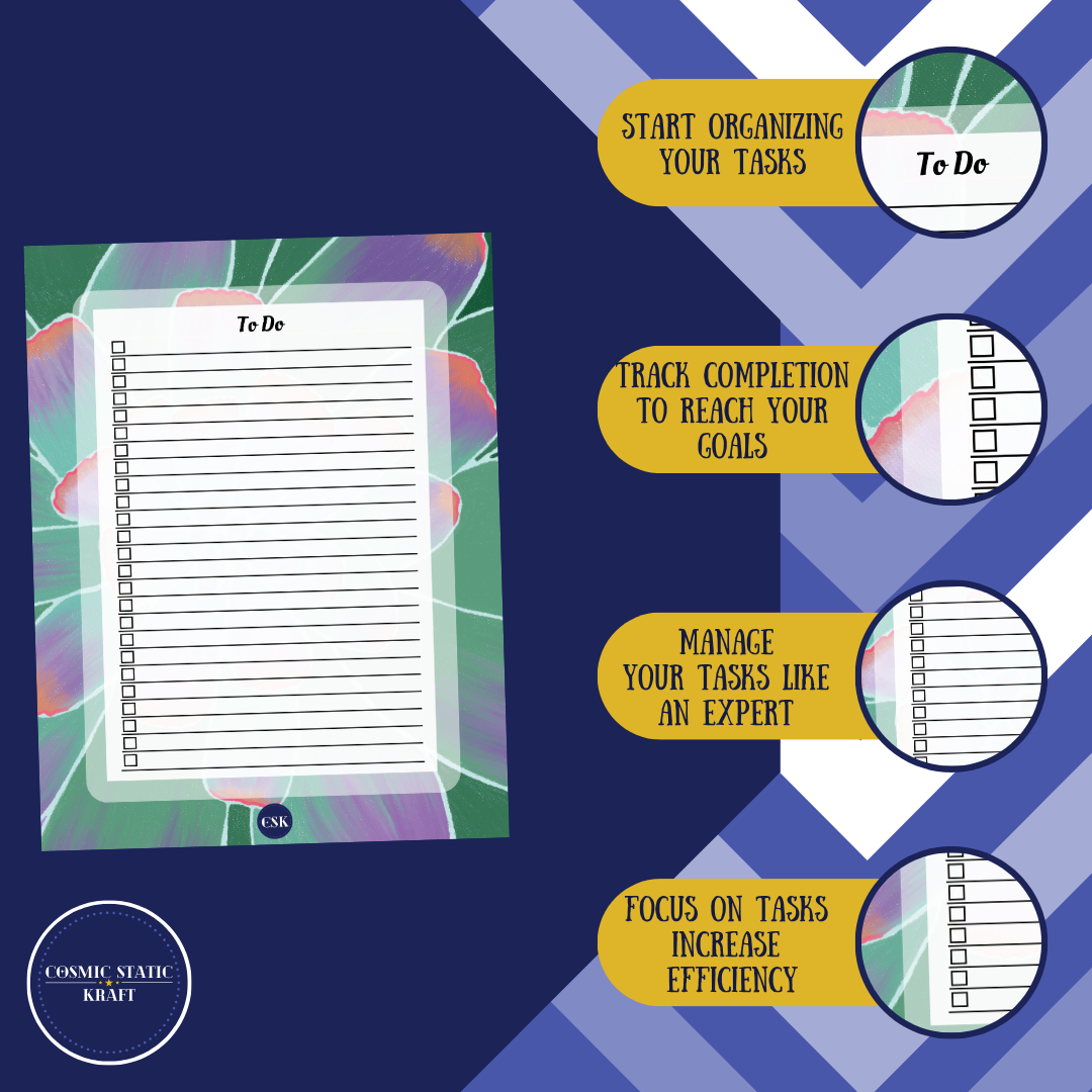 Succulent Printable To-Do Planner