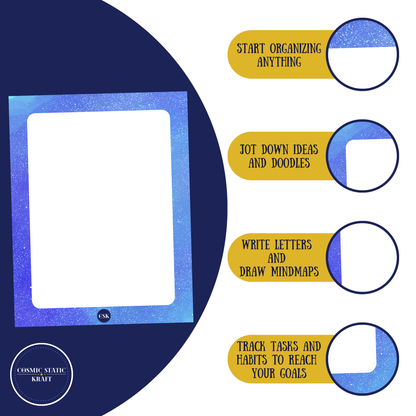 Cosmic Printable Blank Planner
