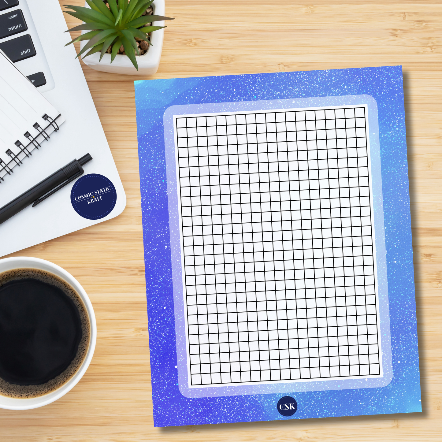 Cosmic Printable Grid Planner