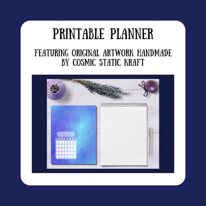 Printable Cosmic Cover Planner Mockup 3