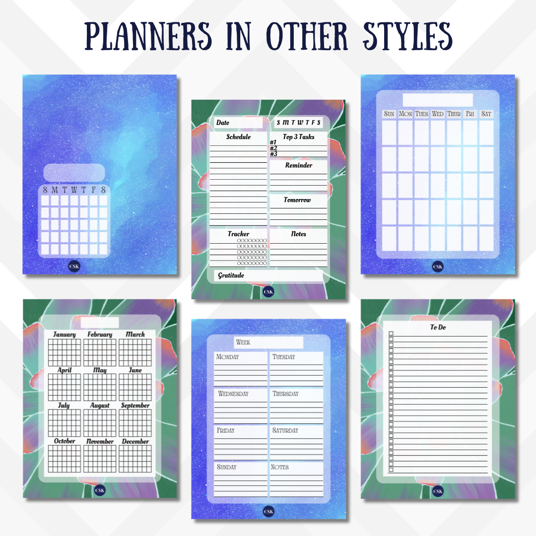 Succulent Printable To-Do Double Column Planner