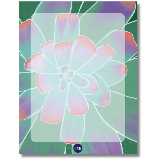 Succulent Printable Semi-Blank Planner