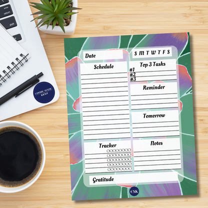 Succulent Printable Daily Planner