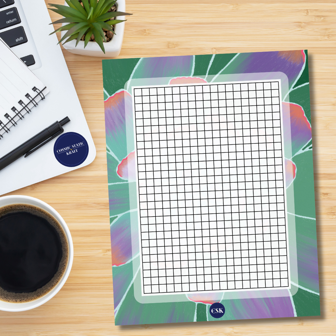Succulent Printable Grid Planner