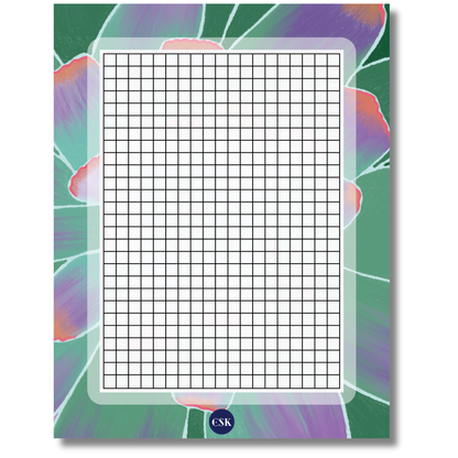 Succulent Printable Grid Planner
