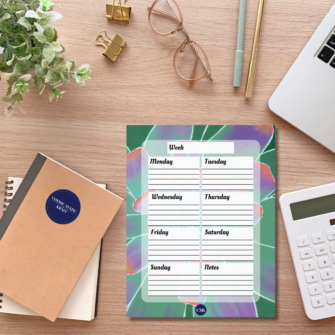 Succulent Printable Weekly Planner